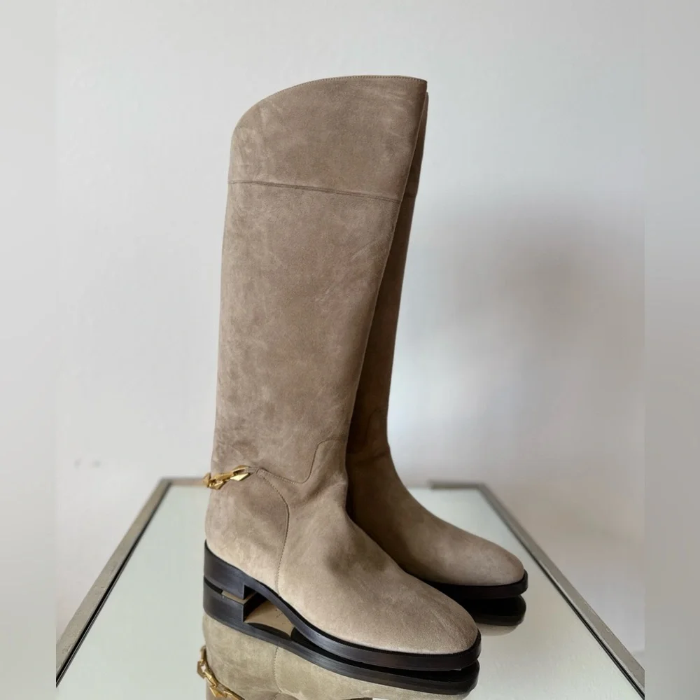 New JIMMY CHOO Nell suede knee-high boots 41 $1,695